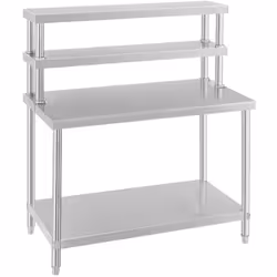 Description générale La table inox avec étagère RCAT-120/60-H de Royal Catering est idéale pour une utilisation polyvalente d ...