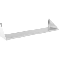 Royal Catering Etagere Murale Tablette Vis De Fixation Et Consoles 30X120Cm Inox