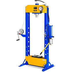 Presse Hydraulique Pmatique Atelier 50 t Manometre Treuil a Cable 8 Hauteurs