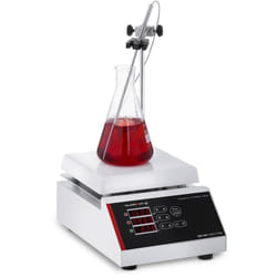 Magile magnétique avec plaque de chauffage par - 5 l - 1600 tr / min - jusqu'à 220 ° c