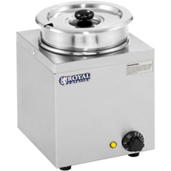 Royal Catering - Distributeur a Soupe Bain Marie Inox Chauffe-Soupe 30 - 110 °c 1 Recipient