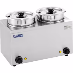 ⭐⭐⭐⭐⭐ Distributeur de soupe - 2 x 2,75 litres - 300 W de marques Royal Catering ✅ Modèle: RCBM-2/4R ✅ Article: 10010576 ⬇️ Ca ...
