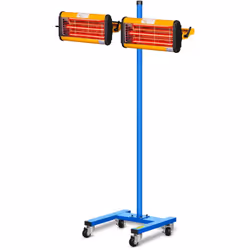 ⭐⭐⭐⭐⭐ Lampe infrarouge carrosserie - 2200 W - de 2 émetteurs de marques MSW Motor Technics ✅ Modèle: IR-DRYER2000.2 ✅ Article ...