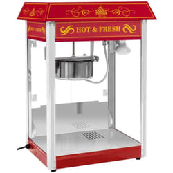 Royal Catering - Popcorn Machine - Design rétro - rouge