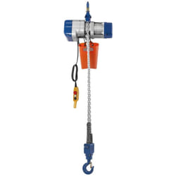 Palan a chaine electrique treuil levage 2000 kg 400 v telecommande 6 m 2 tonnes