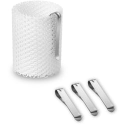 Royal Catering - Filet Ensemble Avec 4 Pinces Machine a Barbe a Papa Plastique Blanc 190 Cm f