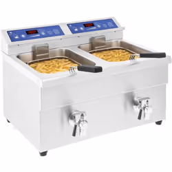 ⭐⭐⭐⭐⭐ Friteuse à induction - 2 x 10 litres - 60 à 190°C de marques Royal Catering ✅ Modèle: RCIF-10DB ✅ Article: 10010343 ⬇️  ...