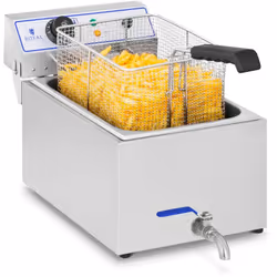 Description générale La friteuse électrique RCEF 15E de Royal Catering est un équipement professionnel idéal pour frire une g ...