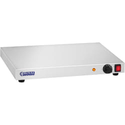 Royal Catering - Plaque de maintien chaud - 250 w - Acier inoxydable - 50 cm