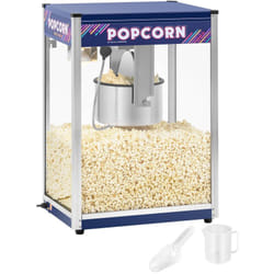 Royal Catering - Xl Big Cinéma Popcorn Automate Bleu Popcorn Maker Acier Inoxydable Agitateur