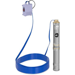 Pompe De Puits Submersible Pompe De Forage Commande 6.000 l/h Acier Inoxydable