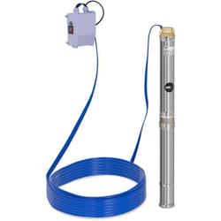 Pompe De Puits Profond 3800 l/h Submersible Pompe à Eau Immergee 37 m Inox 370 w