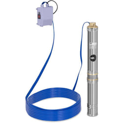 Pompe De Puits Profond 6 000 l/h Submersible Pompe à Eau Immergee 57 m Inox 550 w