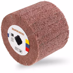 Le rouleau abrasif en nylon MSW-WHEELS-80A de MSW est un accessoire puissant pour machines de satinage, idéal pour le traitem ...