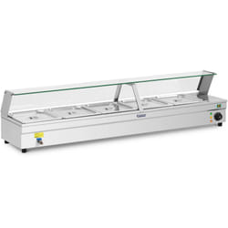 Royal Catering - Bain Marie Électrique Inox Réchaud Buffet Vitrine 5 Bacs Gn Gastro 1/2 30L 2200W