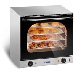 Royal Catering - Four à air chaud - minuterie - y compris 4 feuilles
