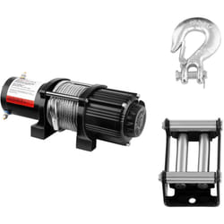 Treuil 4X4 Treuil Électrique 12V Quad 2040 Kg 1000 W Câble Acier 12 5 M 5 5 Mm