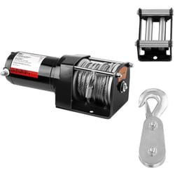 Treuil 4X4 Treuil Électrique 12V Quad 1590 Kg 1000 W Câble Acier 12 M 4,8 mm