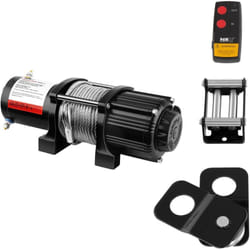 Treuil 4X4 Treuil Électrique 12V Quad 2040 Kg 1000 W 4 Tonnes Câble Acier Poulie