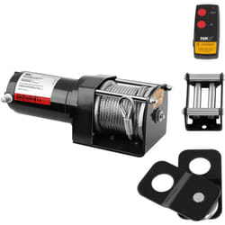 MSW - Treuil 4X4 Treuil Motorisé Quad 1590 Kg 1 3Ch 1000 w 4 Tonnes Câble Acier Poulie
