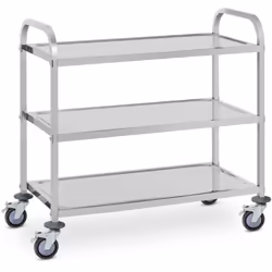 Description générale Le chariot de service en acier inoxydable RCSW 3A de Royal Catering est conçu pour répondre aux exigence ...