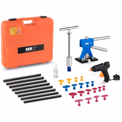 Description générale Le kit de réparation PDR (Paintless Dent Repair) MSW-DENTPULLER.SET2 est un ensemble complet de 33 pièce ...