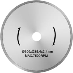Lame Multi Matériaux Lame De Scie Circulaire 200 Mm Acier Diamant Bord Continu
