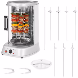 ⭐⭐⭐⭐⭐ Rôtissoire verticale - 3-en-1 - 1 800 W - 31 l de marques Royal Catering ✅ Modèle: RCGV-1800-1 ✅ Article: 10011018 ⬇️ C ...