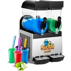 Royal Catering - Machine à Granitas Granités Frappés 2 x 12 l Sans Bpa Jusqu'À 12 h D'Utilisation