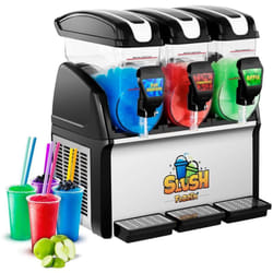 Royal Catering - Machine à Granitas Granités Frappés 3 x 12 l Sans Bpa Jusqu'À 12 h D'Utilisation