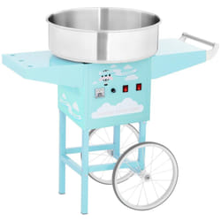 Royal Catering - Machine à queue de sucre avec voiture - 52 cm - 1 200 w - turquoise