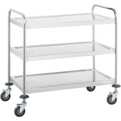 Royal Catering - Chariot De Service Desserte Table Mobile Roulante 3 Plateaux