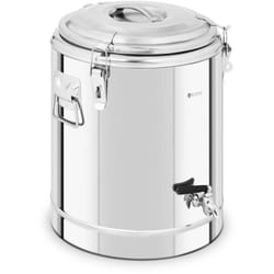 Royal Catering - Récipient thermique en acier inoxydable - 22,5 l - avec robinet de drainage