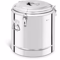 Royal Catering - Conter Isotherme Thermobox Isolation Thermique Acier Inox Empilable 32 litres