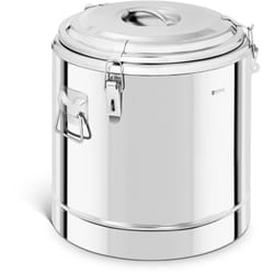 Royal Catering - Conter Isotherme Thermobox Isolation Thermique Acier Inox Empilable 32 litres