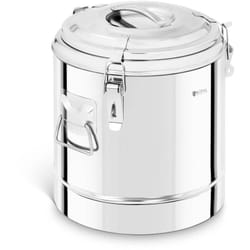 Royal Catering - Conter Isotherme Thermobox Isolation Thermique Acier Inox Empilable 12 Litres