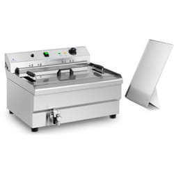 Royal Catering - Friteuse à Beignets Churrus Donuts 30L 9000W 60-200°C Élément Amovible Robinet