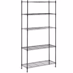 ⭐⭐⭐⭐⭐ Étagère métallique noire - 35 x 90 x 180 cm - 150 kg de marques Royal Catering ✅ Modèle: RCMR-1800P19B ✅ Article: 10011 ...