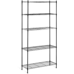Royal Catering - tagère Métallique 3-5 Tablettes Stockage Rangement Rayonnage Rack Blanc 150 Kg