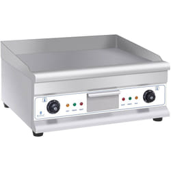 Royal Catering - Plaque de grill à double électro - 60 cm - lisse - 2 × 3200 w