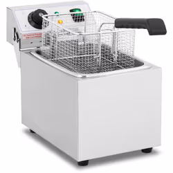 Description générale La friteuse électrique RCEF 08EB de Royal Catering est un appareil performant doté d'une cuve de 8 litre ...