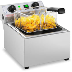 Royal Catering - Friteuse Électrique Professionnelle Friteuse Restaurant Cuve Amovible 10L 3200 w