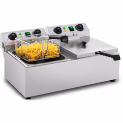 Description générale La friteuse électrique RCTF 10DB de Royal Catering est l'appareil idéal pour la préparation de grandes q ...