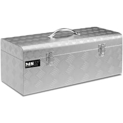 Caisse à Outils Aluminium Damier Boîte En Alu Caisse De Transport Rangement 31L