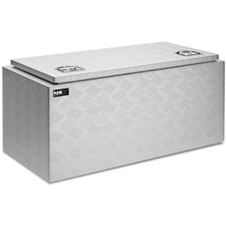 Caisse à Outils Aluminium Damier Boîte En Alu Caisse De Transport Rangement 119L