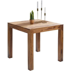 Table de salle à manger en bois massif Sheesham - FINEBUY - Rectangulaire - 4 places