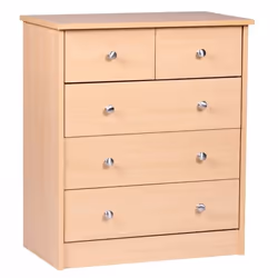 Buffet - FINEBUY - 60x70x35cm - 5 tiroirs - Bois - Hêtre