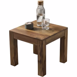 FineBuy Table Basse Bois Massif 45x40x45cm Table dappoint Table de salon Design [Sheesham]