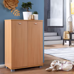 Ajoutez ce meuble à chaussures 2 portes décor chêne parmi le mobilier dans votre dressing. Dévoilant des dimensions optimisée ...