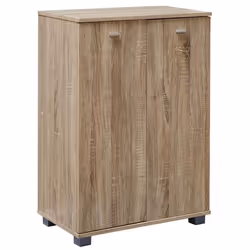 Armoire à chaussures - FINEBUY - Sonoma - 12 Paires - 2 portes - 60 x 90 x 35 cm